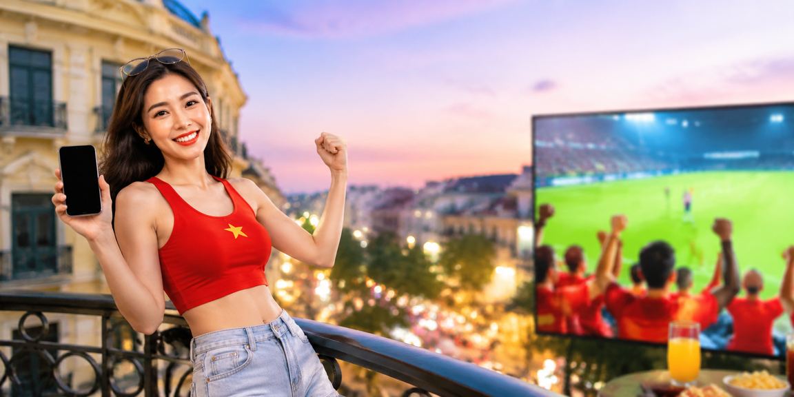 Người dùng tại Hà Nội chơi casino trực tuyến trên điện thoại di động trong không khí lễ hội